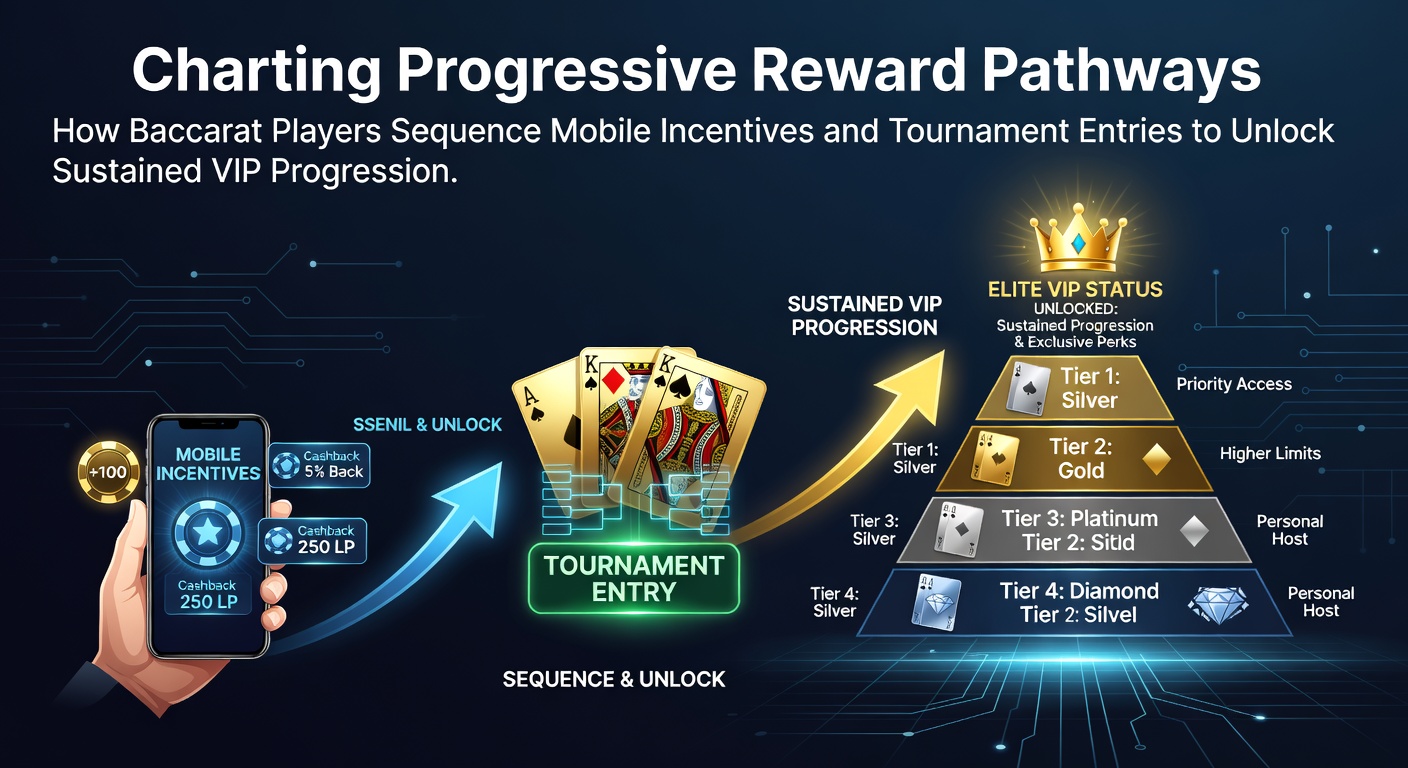 Baccarat players navigating mobile incentive sequences and tournament entries on digital platforms in 2026