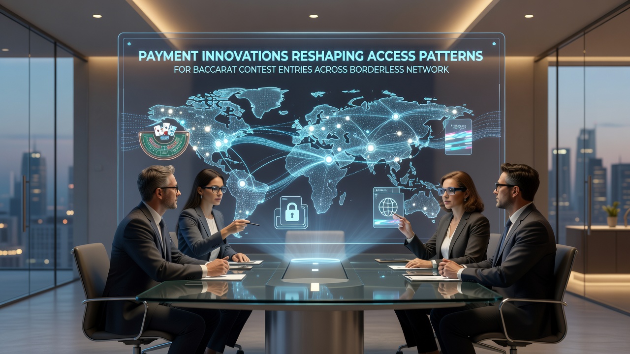 Cross-border payment flows supporting global baccarat contest participation