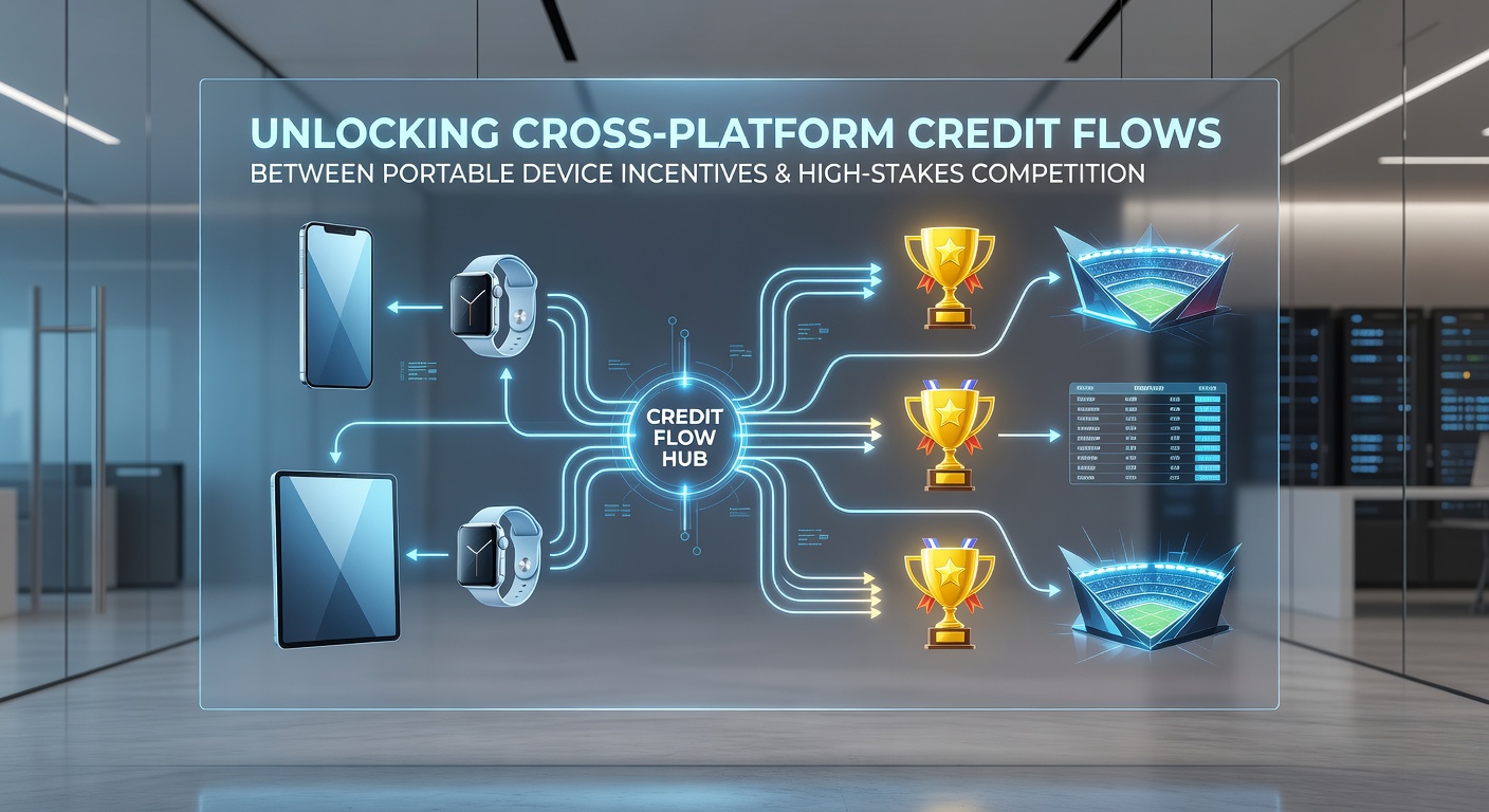 High-stakes baccarat tournament table with digital overlays showing credit integration from mobile platforms
